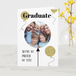 Cartão Parabéns ao Graduado da Nossa Parte Foto