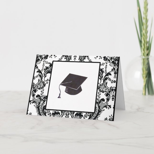 Cartão Parabéns ao Graduado de Damasco (Frente)