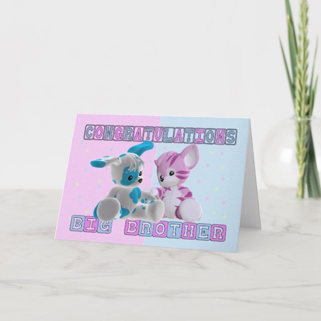 Cartão Parabéns Big Brother (Frente)