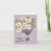 Parabéns bonito Buquê CLIENTE Desenho Feliz Aniver