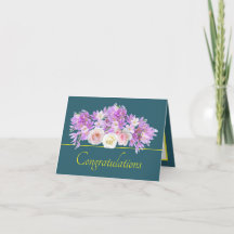 Parabéns Buquê e Crocus Amarelos Verdes