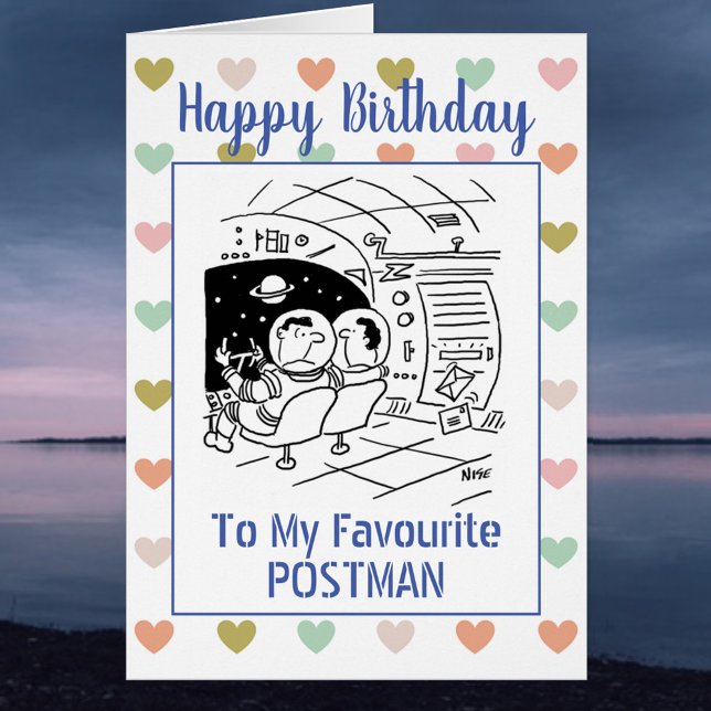 Cartão Parabéns, Carteiro (Criador carregado)