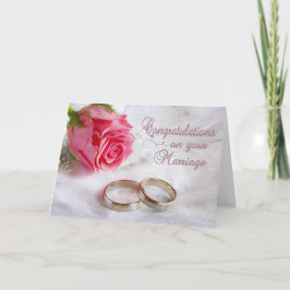 Cartão Parabéns Casamento União