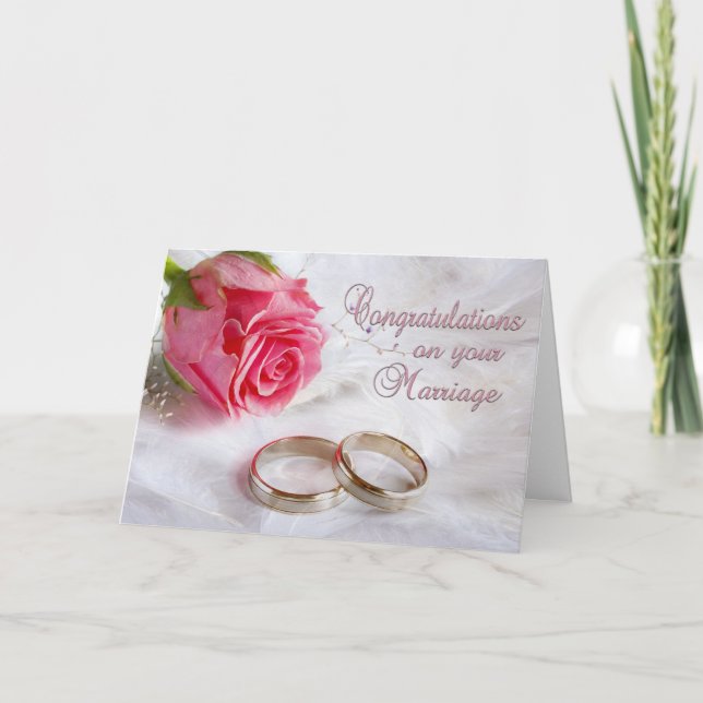 Cartão Parabéns Casamento União (Frente)