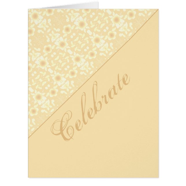 Cartão Parabéns Celebram no Estilo (Frente)