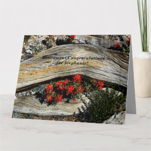 Cartão PARABÉNS de Aposentação de Nome Personalizado JUMB