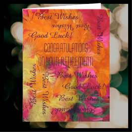 Cartão PARABÉNS de aposentadoria JUMBO de todos nós