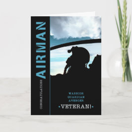 Cartão Parabéns de aposentadoria militares