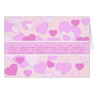 Cartão Parabéns de Bebê Alemães