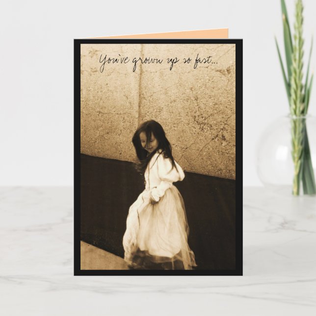 Cartão Parabéns de Casamento (Frente)