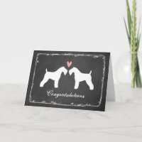Parabéns de Casamento dos Kerry Blue Terriers