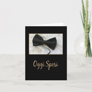 Cartão parabéns de casamento italianos