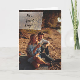 Cartão Parabéns de Casamento Personalizados com Foto