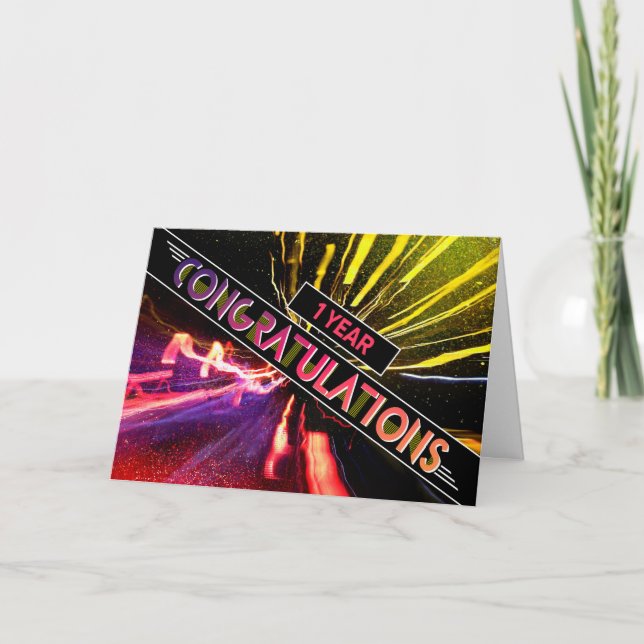 Cartão Parabéns de diversão de aniversário de rua do func (Frente)