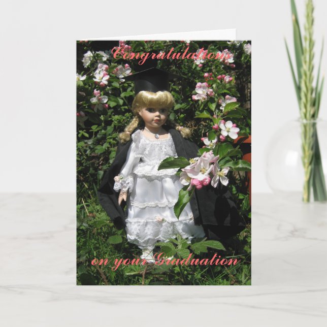 Cartão Parabéns de formatura (Frente)