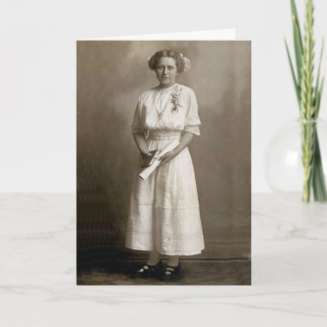 Cartão Parabéns de graduação (Frente)