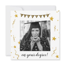 parabéns de graduação divertida estrelas de fotos