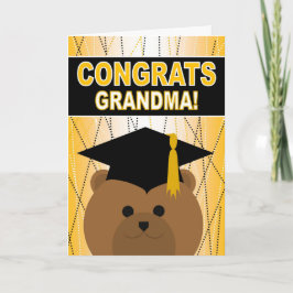 Cartão Parabéns de graduação Vovó/Avó