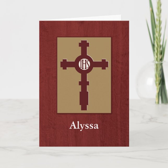 Cartão Parabéns De Indução Da Sociedade De Honra Jesuíta, (Frente)