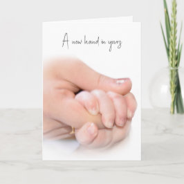 Cartão Parabéns de Mão Bebida