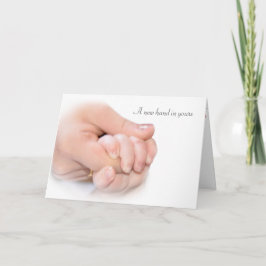 Cartão Parabéns de Mão Bebida