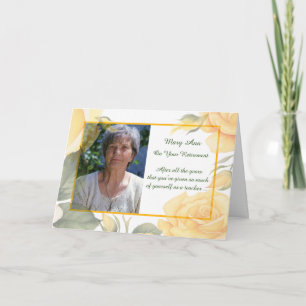 Cartão Parabéns de Retirada de Fotografias Personalizadas