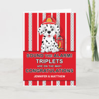 Parabéns de tripla Dalmatic Puppy Firehouse