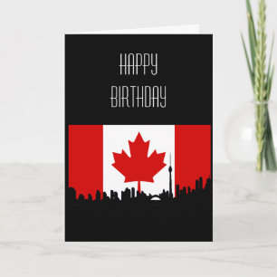 Cartão Parabéns do Canadá