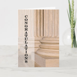 Cartão Parabéns em passar o exame do teste da lei do bar