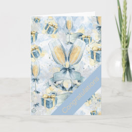 Cartão Parabéns em seu casamento