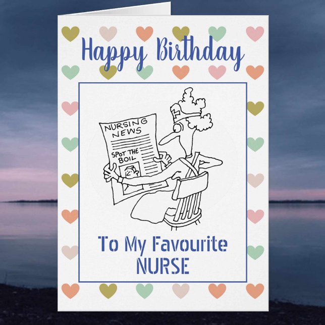 Cartão Parabéns, enfermeira (Criador carregado)