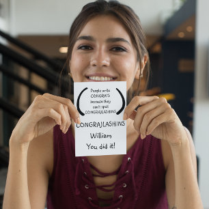 Cartão Parabéns Engraçados Personalizados Felicitações Hu