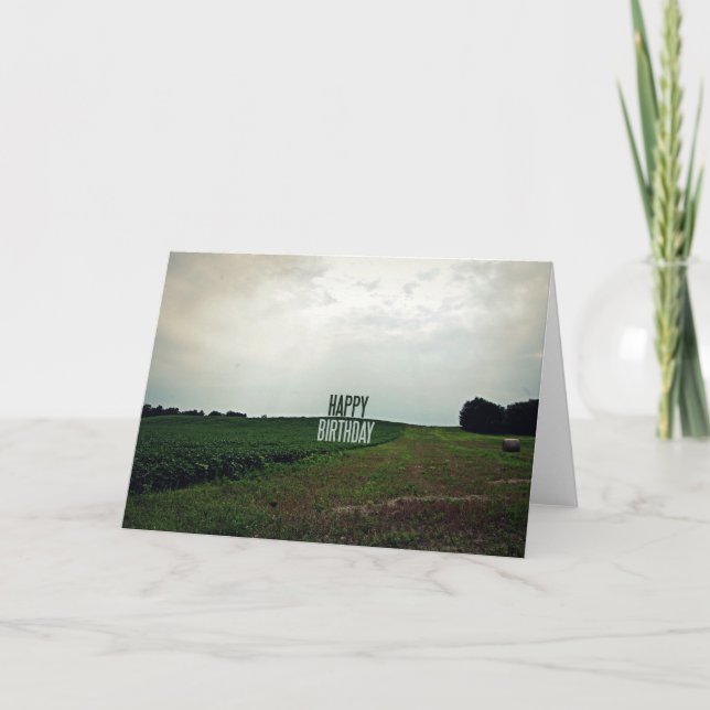 Cartão Parabéns Farmer (Frente)