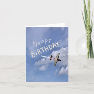 Cartão Parabéns Feliz Aniversário das Nuvens