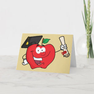 Cartão Parabéns Formando a aceitação escolar