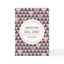 Parabéns, Formando. Padrão Geométrico Personalizad