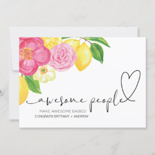 Cartão Parabéns Gratos de Gravidez no Novo Bebê