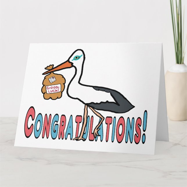 Cartão Parabéns Gravidez (Frente)