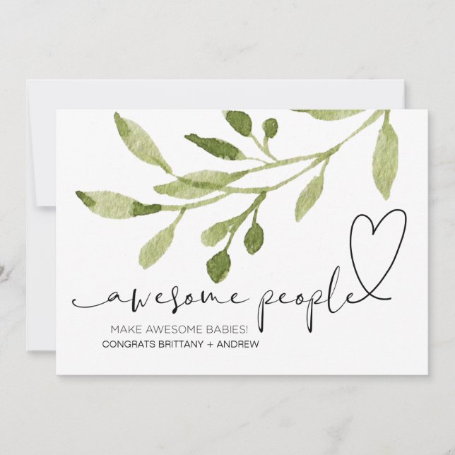 Cartão Parabéns Gravidez Felicita Novo Coração do Bebê (Frente)