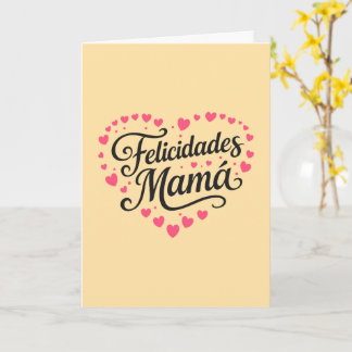 Cartão Parabéns Mamãe Feliz Dia das Mães Caligrafia |