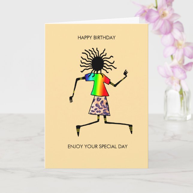 Cartão Parabéns, Music Vibe Card (Orquídea)