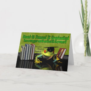 Cartão Parabéns na graduação, você graduou-se