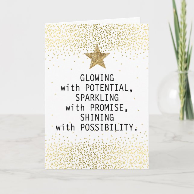 Cartão Parabéns na sua graduação (Frente)