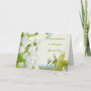 Cartão Parabéns, neste seu...