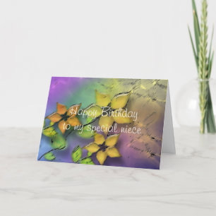 Cartão Parabéns Niece