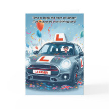 Parabéns no ensaio de condução (masculino)