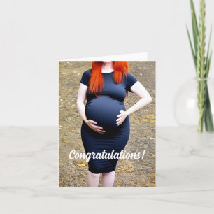 Cartão Parabéns no seu Bump!