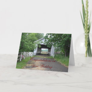 Cartão Parabéns no seu casamento