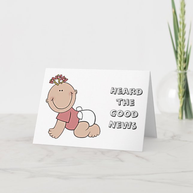 CARTÃO PARABÉNS NO SEU "NOVO BEBÊ" (Frente)