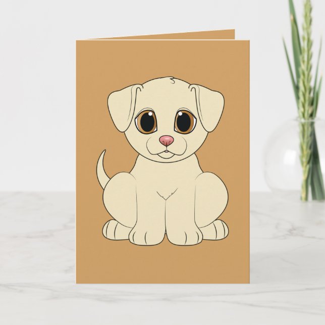 Cartão Parabéns no seu novo laboratório amarelo (Frente)